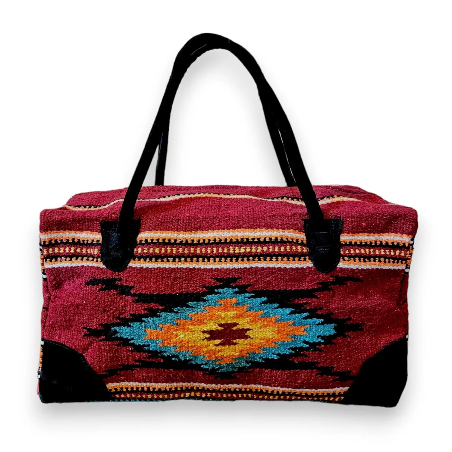 Southwestern Large Weekender Travel Bag Western Duffle Bag Boho Travel Bag (Monica)