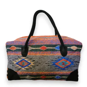 Southwestern Large Weekender Travel Bag Western Duffle Bag Boho Travel Bag (Sara)