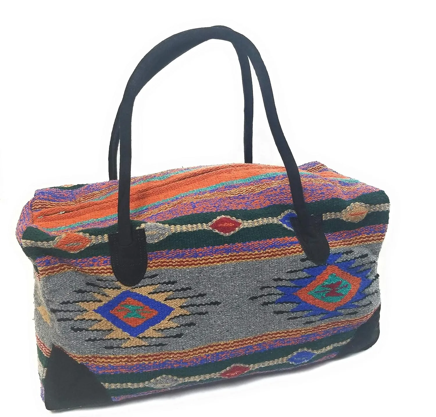 Southwestern Large Weekender Travel Bag Western Duffle Bag Boho Travel Bag (Sara)