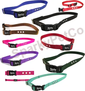 Sparky PetCo Universal Nylon 3/4" 3-Consecutive Hole Dog Strap for Remote Trainers (Teal)
