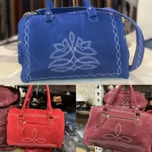 Speedy Small Duffle Bootstitch- Burgundy