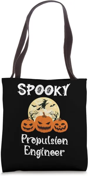 Spooky Propulsion Engineer Funny Halloween Tote Bag