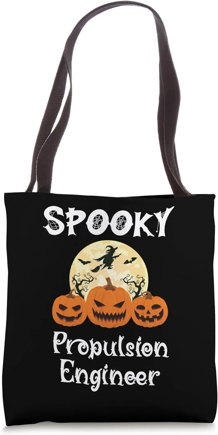 Spooky Propulsion Engineer Funny Halloween Tote Bag