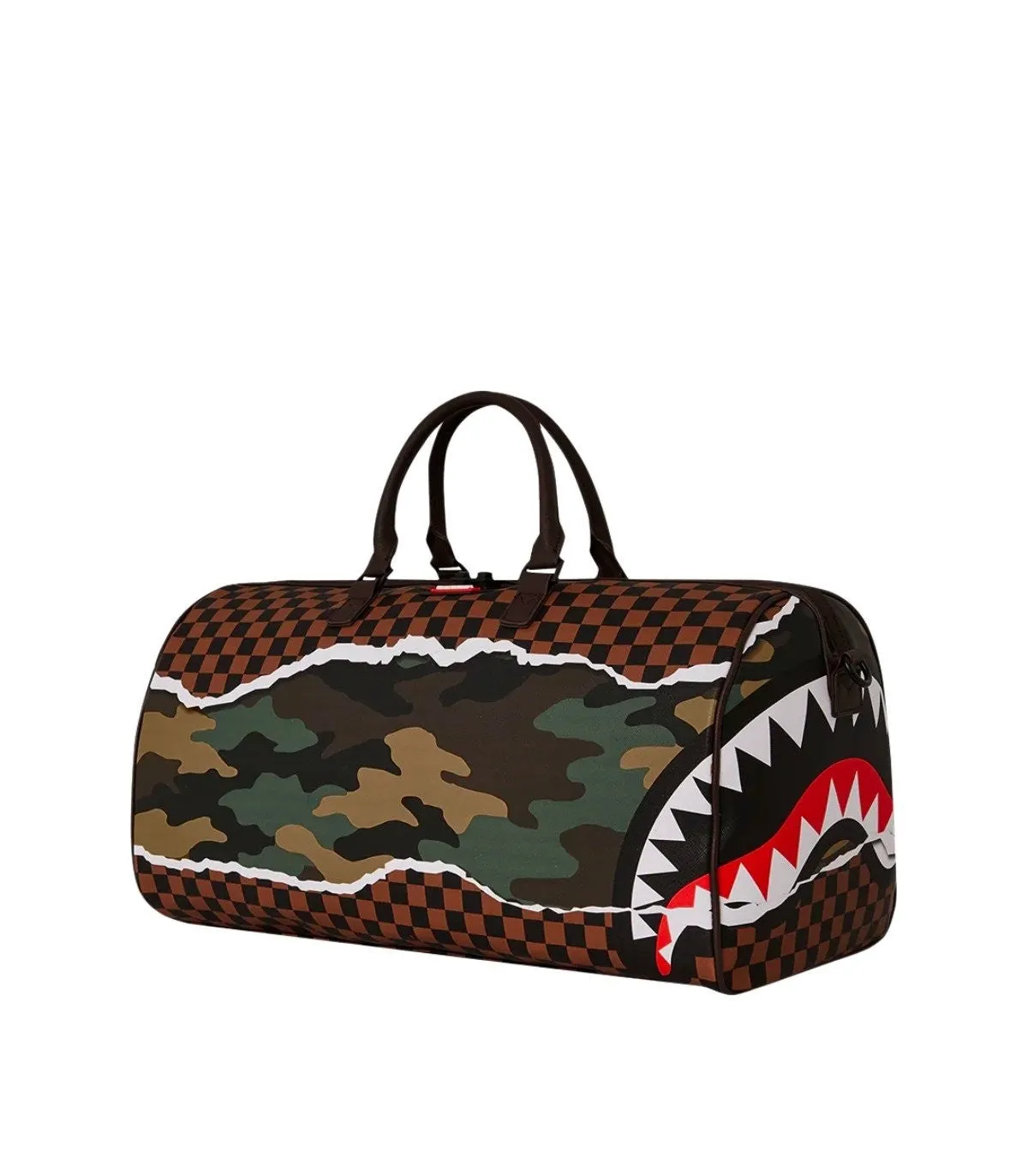 Sprayground Tear It Up Camo Duffle Bag