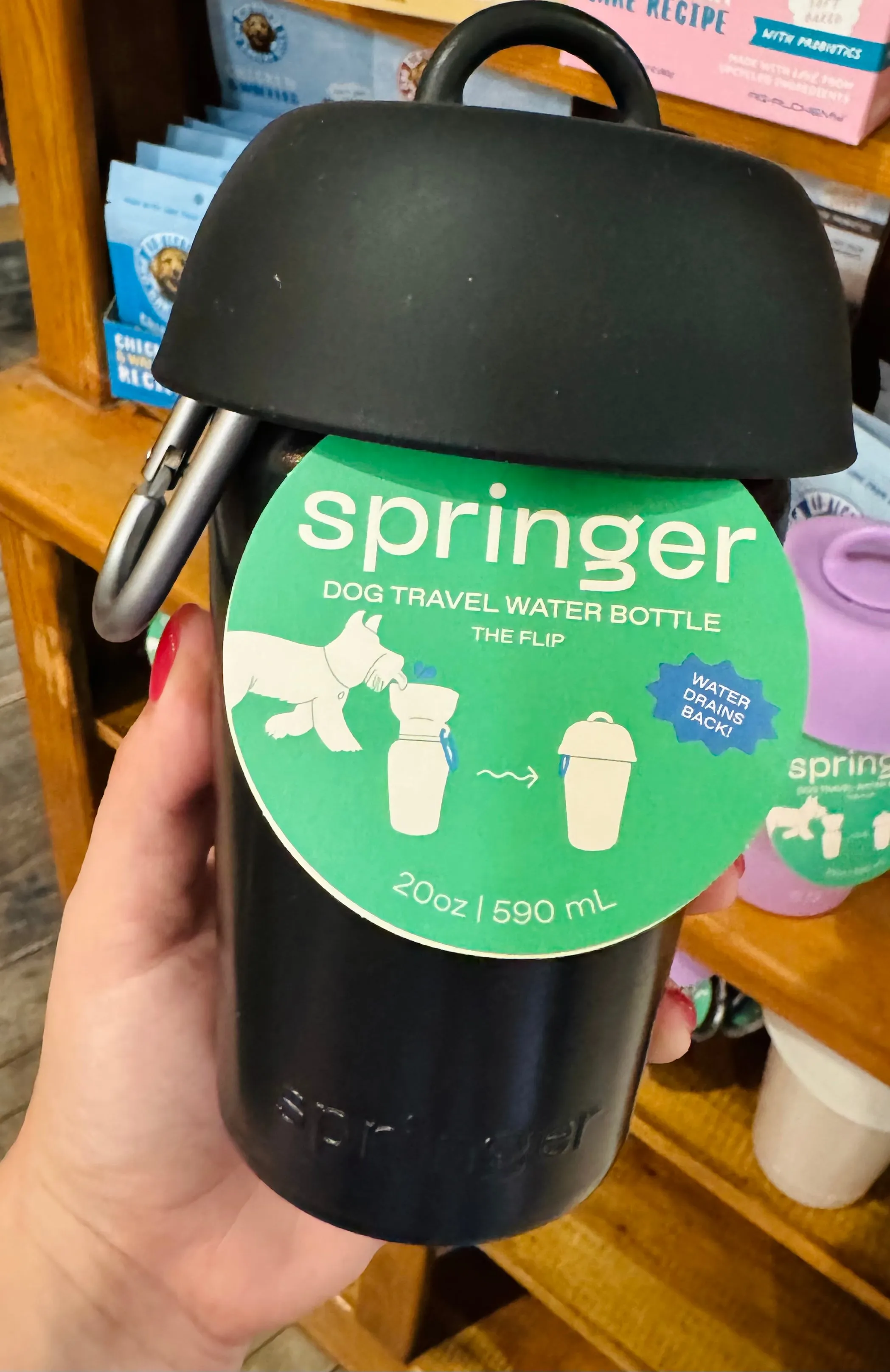 Springer 20oz Dog Water Bottle