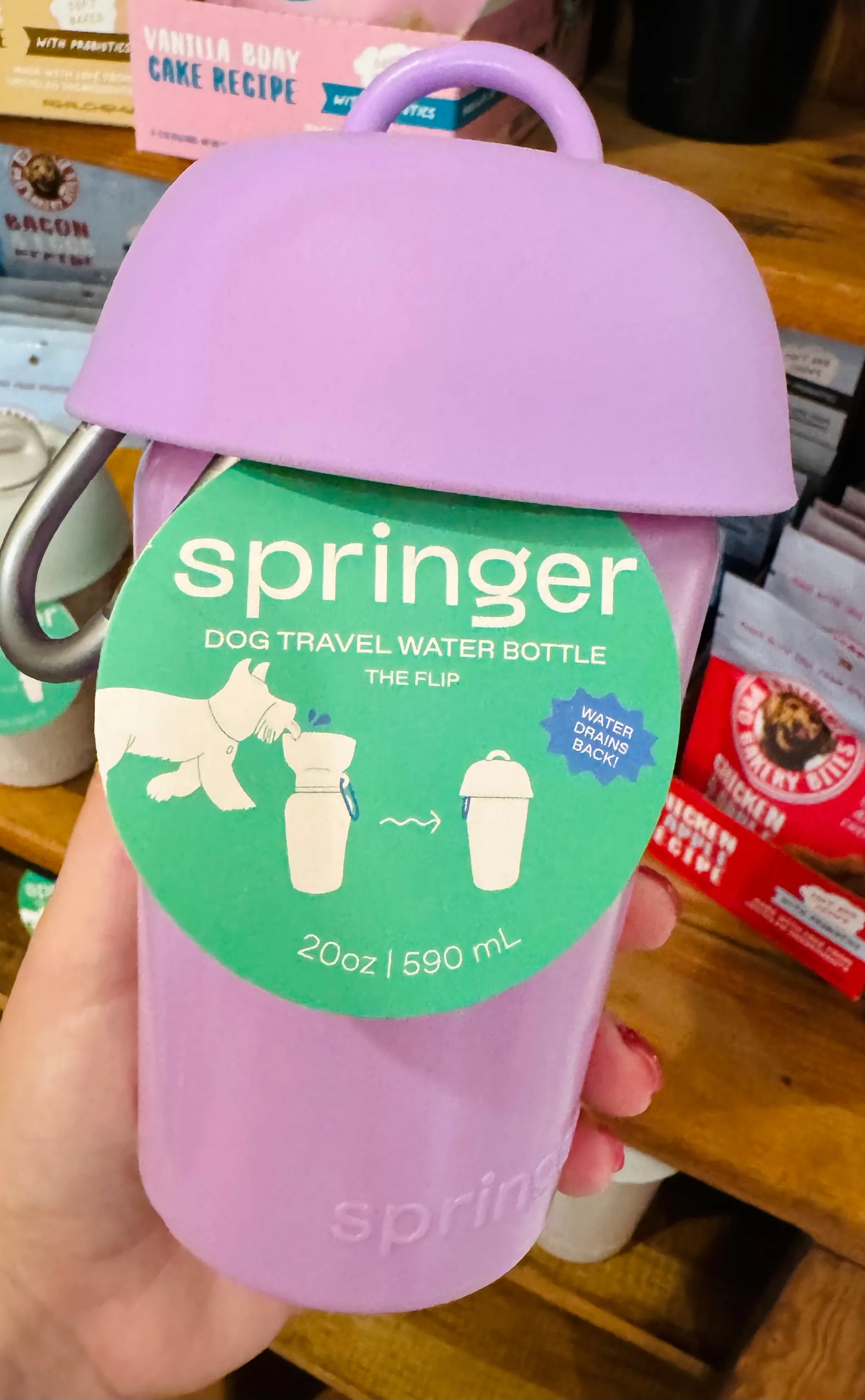 Springer 20oz Dog Water Bottle