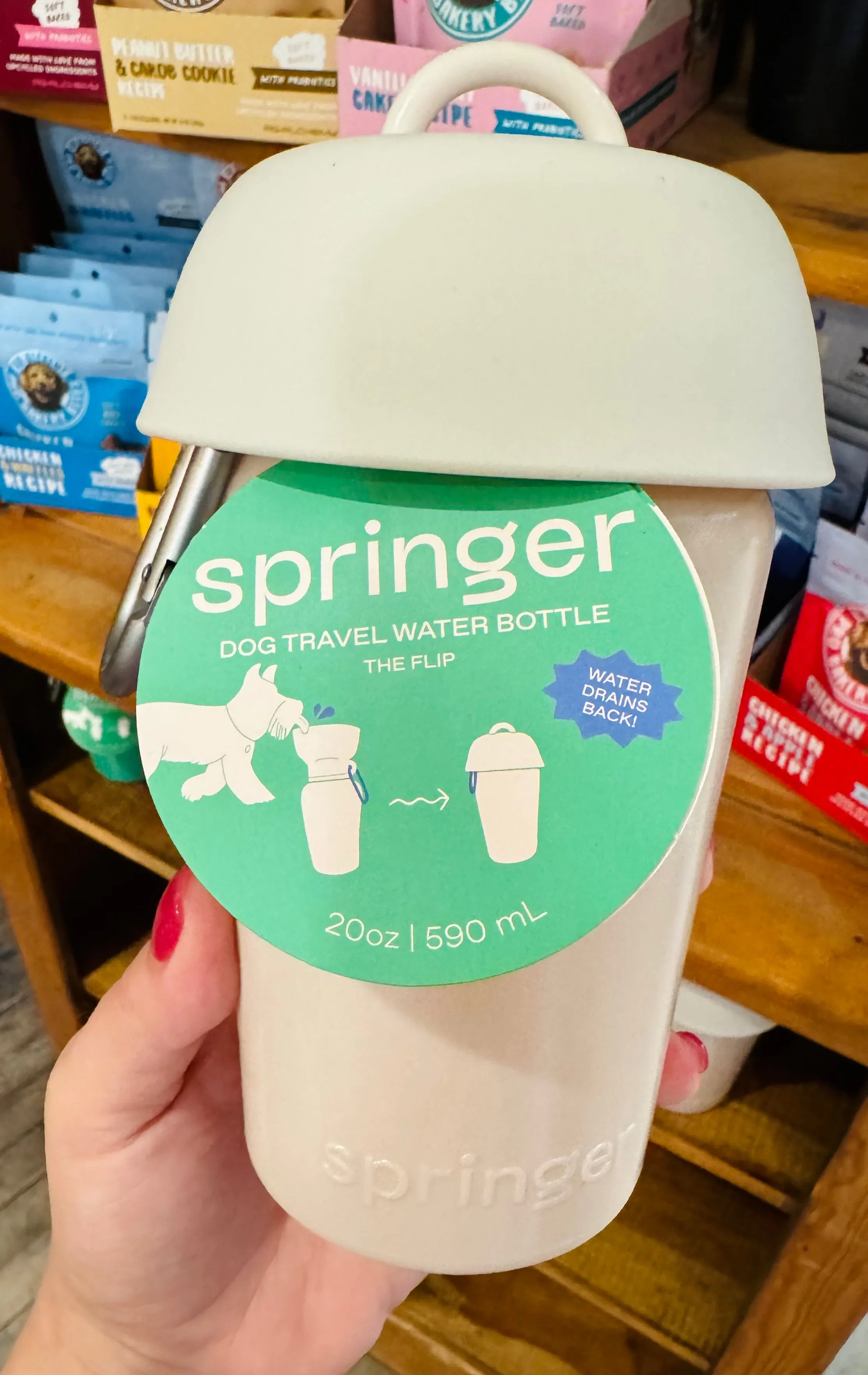 Springer 20oz Dog Water Bottle