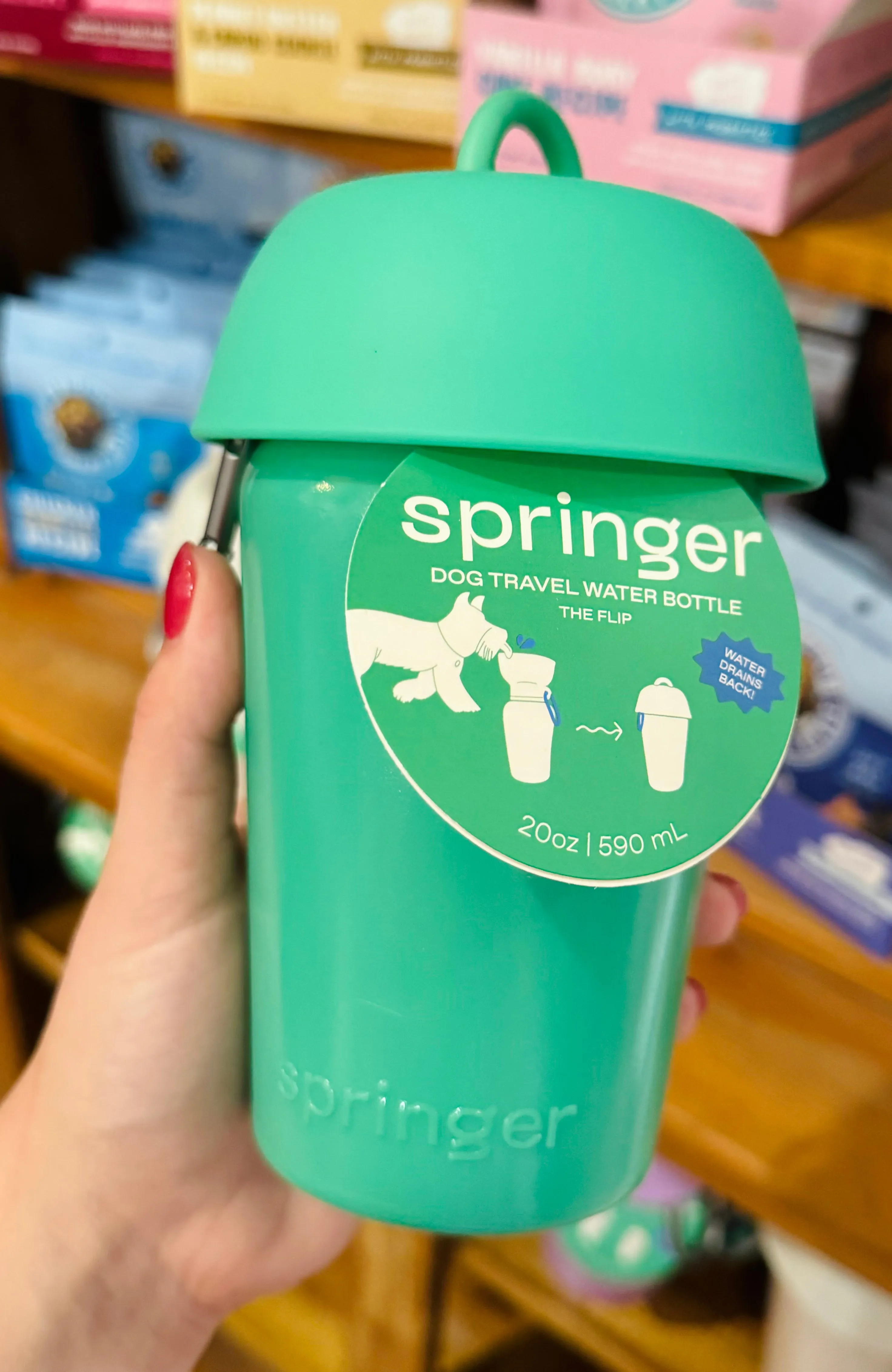 Springer 20oz Dog Water Bottle