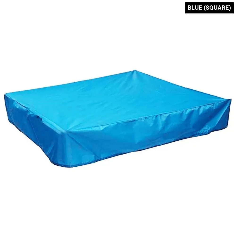 Square Hexagon Oxford Cloth Cover Sandbox Cover Drawstring Sandbox Sandpit Dustproof Cover Canopy Waterproof Shelter Garden Farm