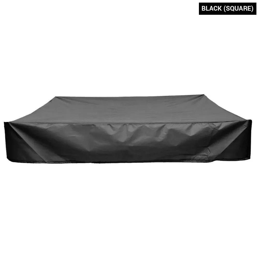 Square Hexagon Oxford Cloth Cover Sandbox Cover Drawstring Sandbox Sandpit Dustproof Cover Canopy Waterproof Shelter Garden Farm