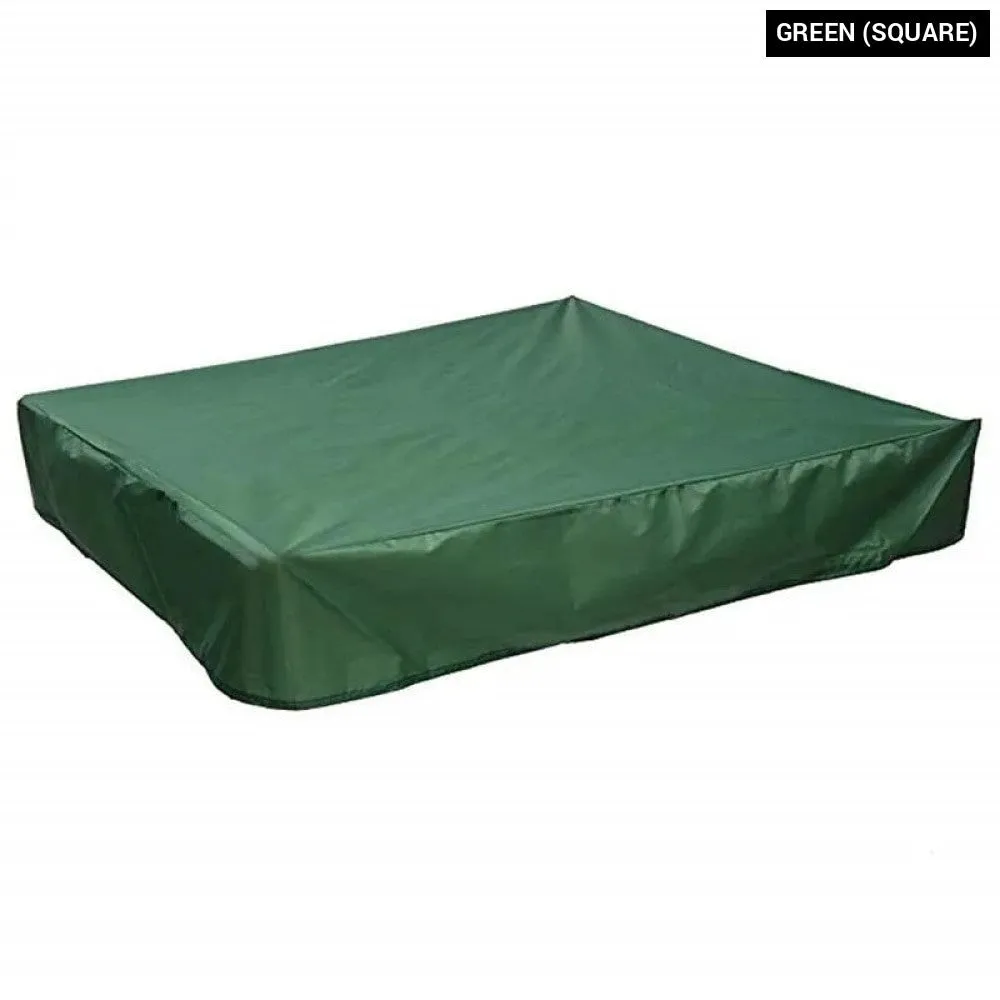 Square Hexagon Oxford Cloth Cover Sandbox Cover Drawstring Sandbox Sandpit Dustproof Cover Canopy Waterproof Shelter Garden Farm