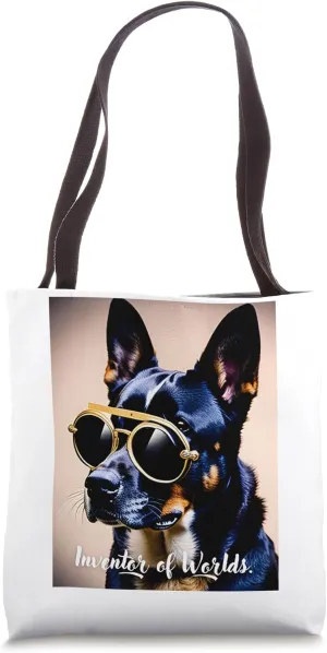 Steampunk | steampunk dog | gift | inventor of worlds | Tote Bag