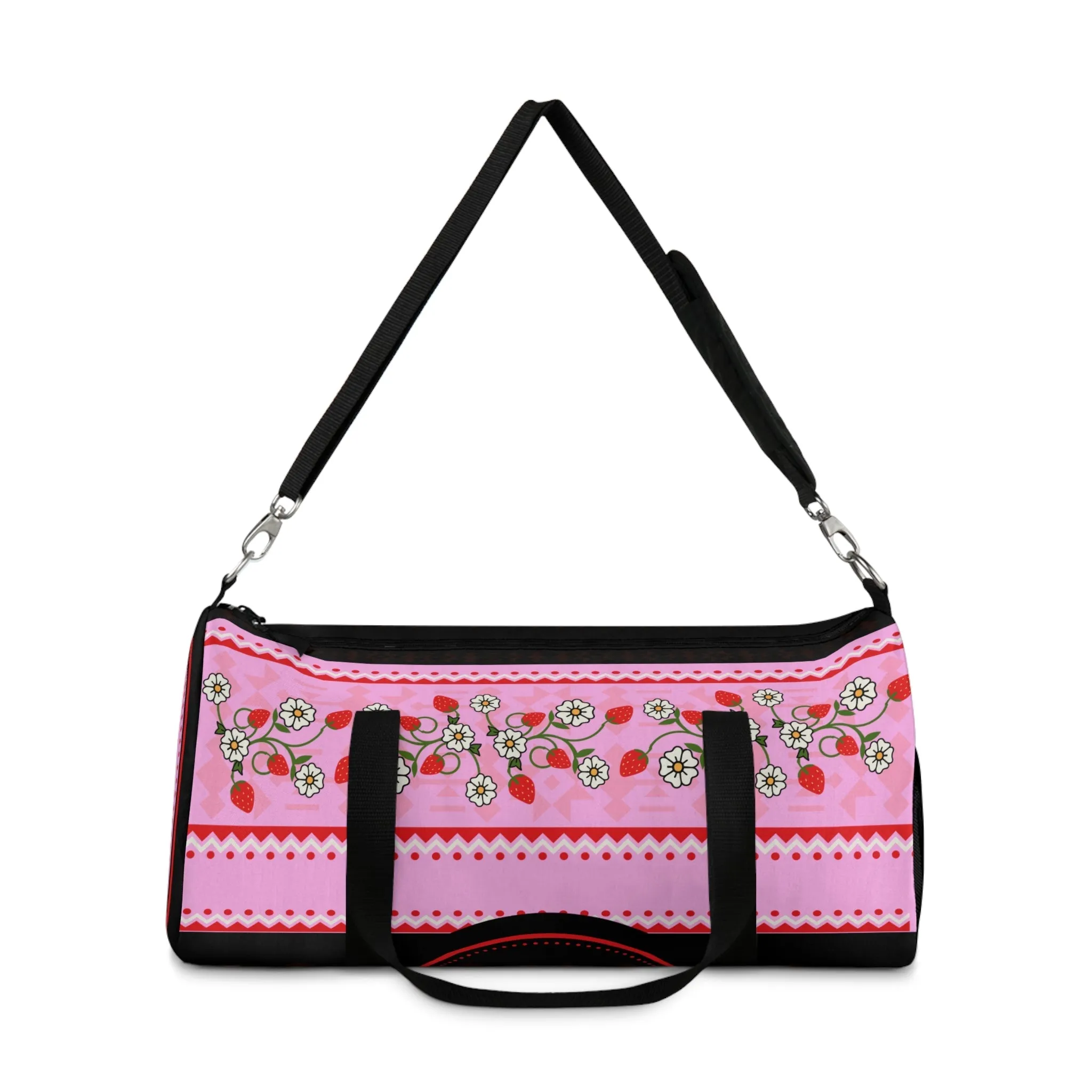 Strawberry HeartBerry Duffel Bag