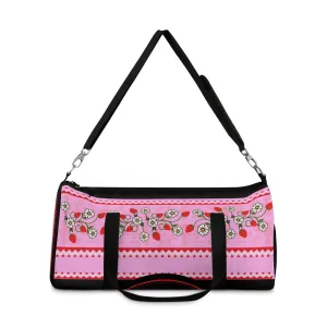 Strawberry HeartBerry Duffel Bag