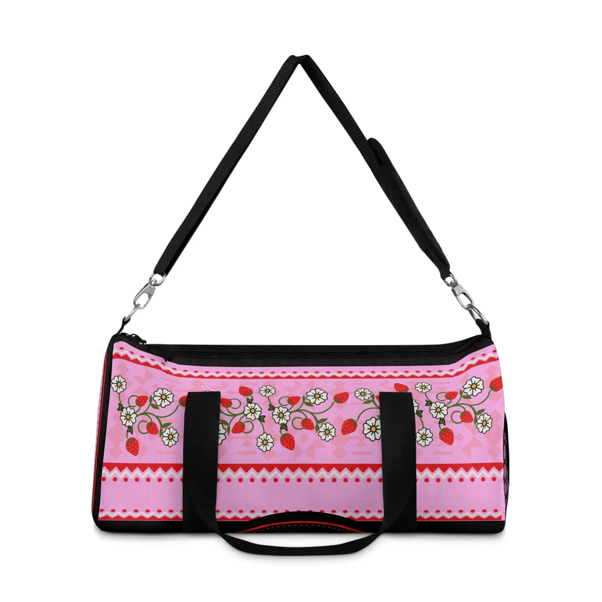 Strawberry HeartBerry Duffel Bag