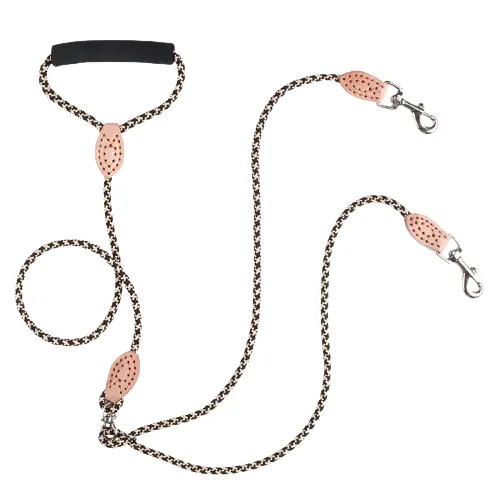 Strong Nylon Double Dog Leashes