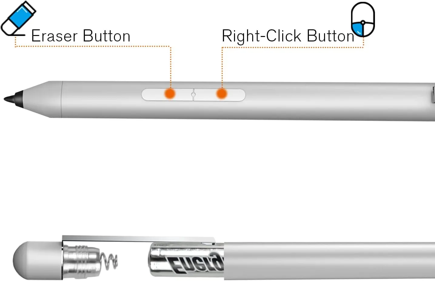 Stylus Pen for HP Pavilion/Envy/Spectre x360 Touchscreen Laptop Pencil-Specified Surface Pen Microsoft Pen Protocol Inking Model
