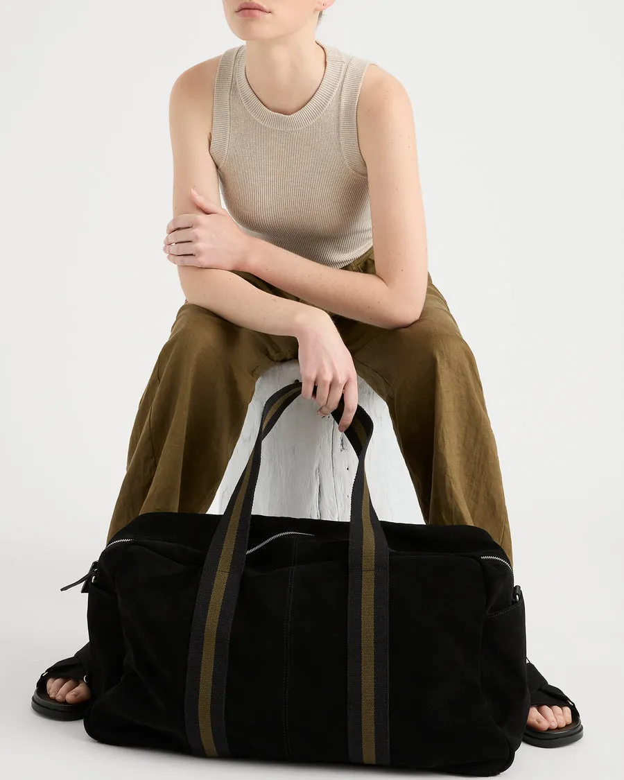 Suede Duffle BLACK