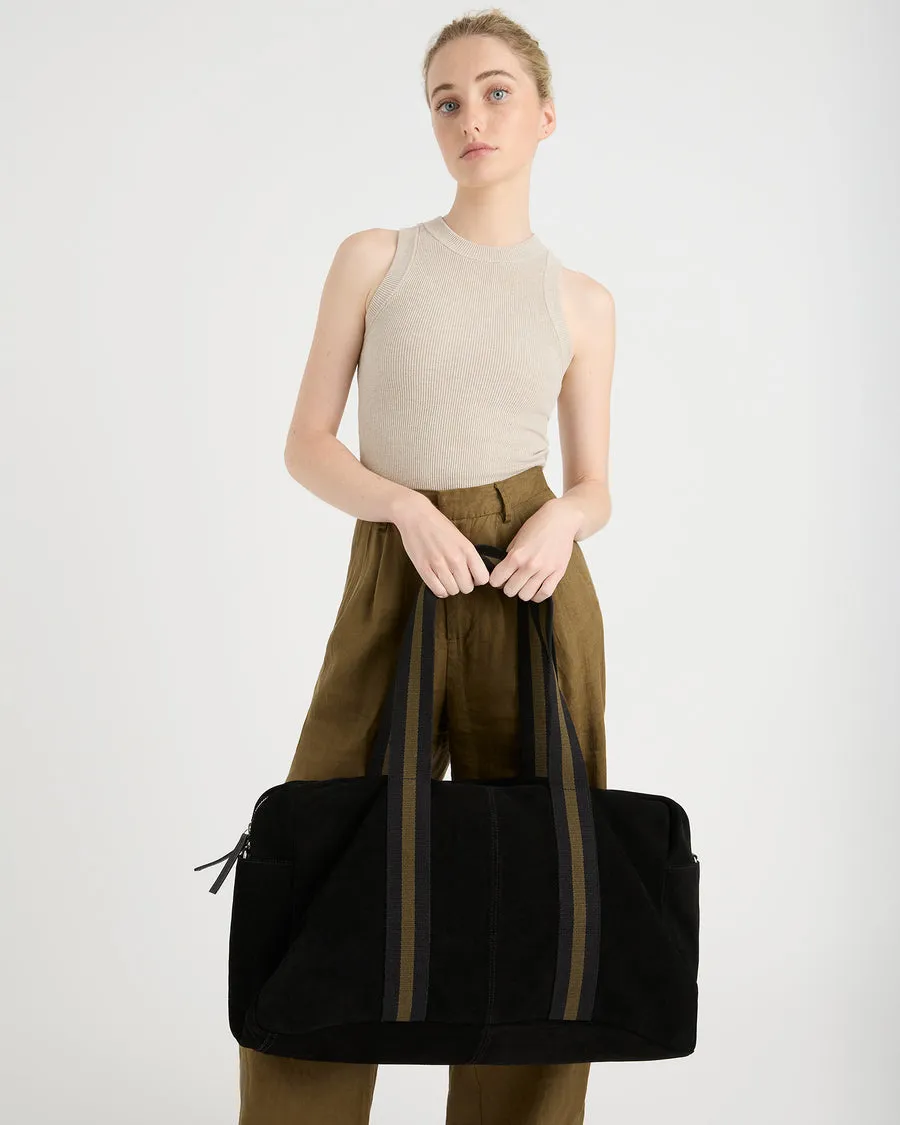 Suede Duffle BLACK