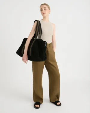 Suede Duffle BLACK