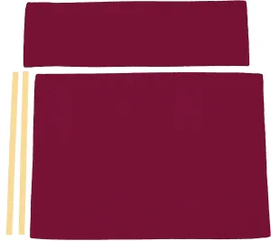 Sunbrella Directors Chair Replacement Cover (Flat Stick) (Burgundy)