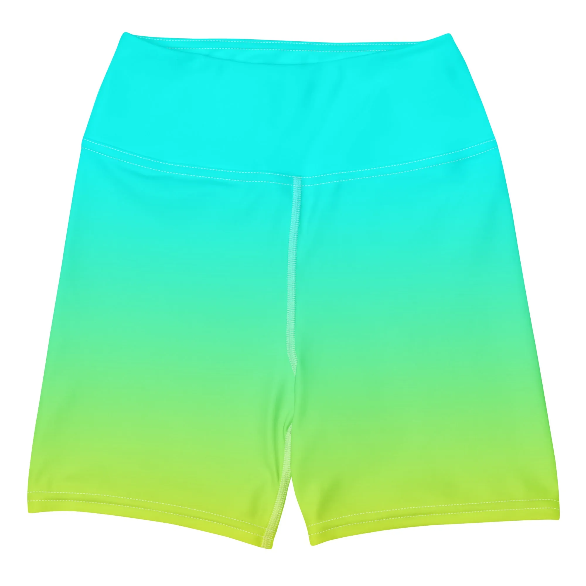 Sunset Sorbet Ombre Yoga Shorts