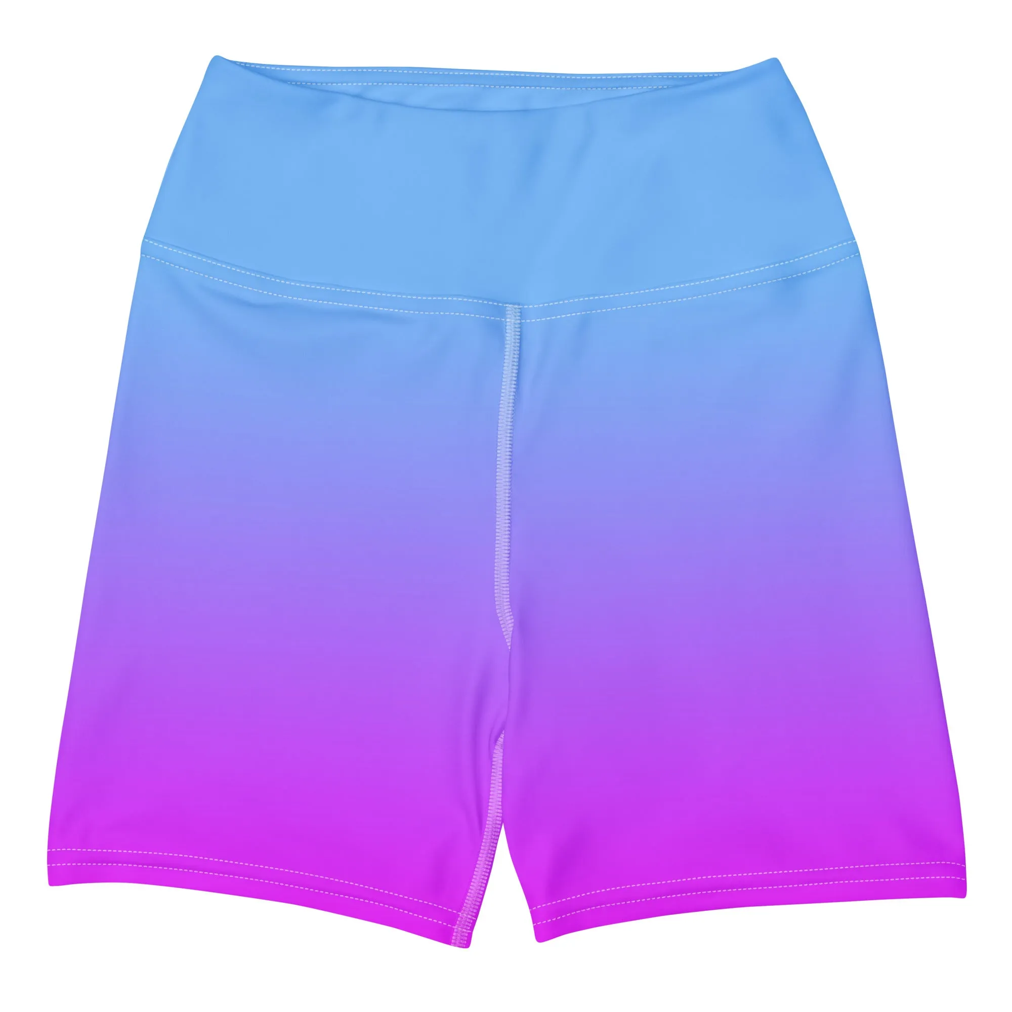 Sunset Sorbet Ombre Yoga Shorts
