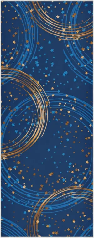 susiyo Venus Night Abstract Yoga Towel with Storage Mesh Bag Soft Sweat Absorbent Non Slip Hot Yoga Towels Ideal for Women & Men Travel 73" x 27"