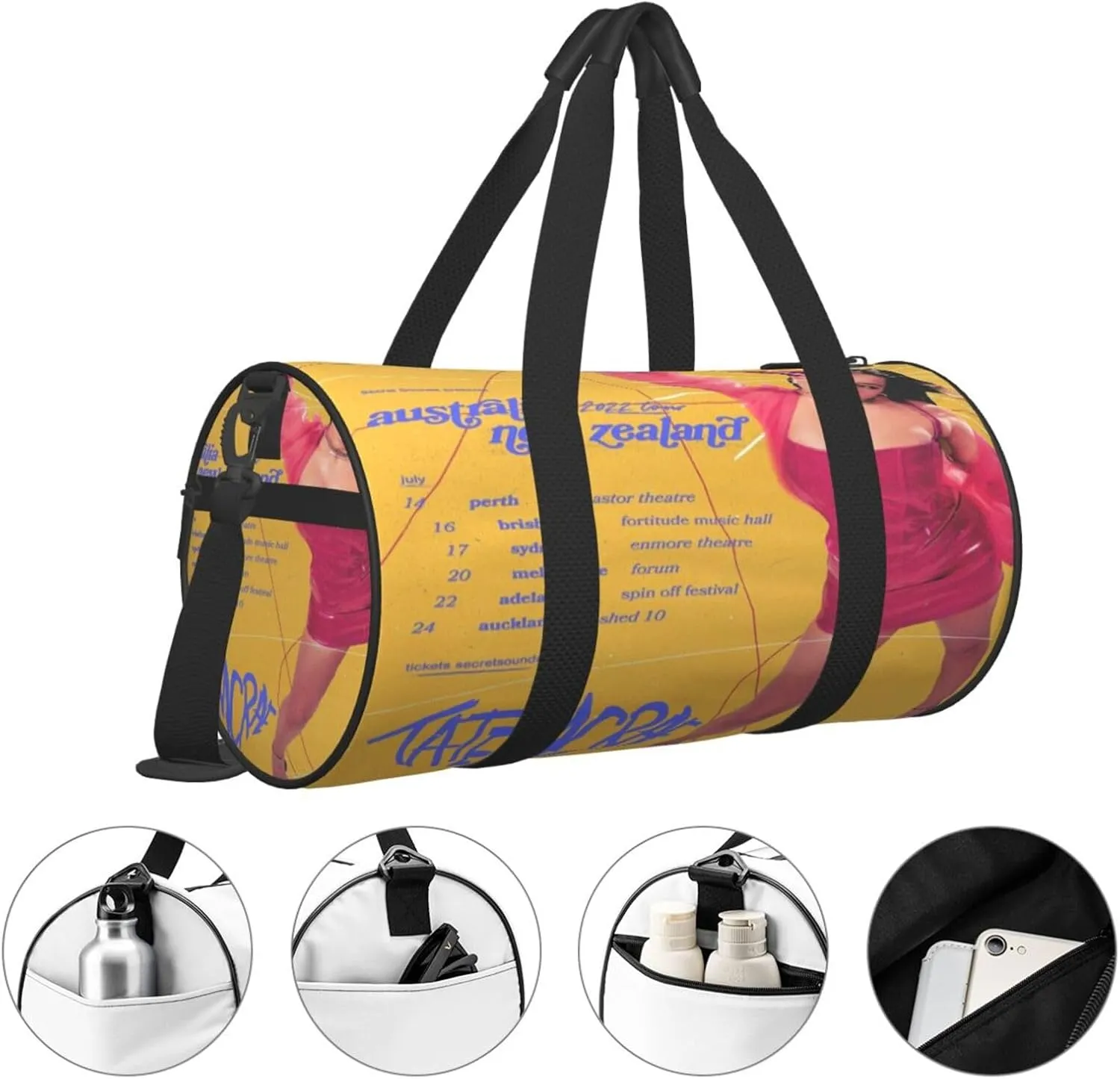T-ate McRae Sport Duffel Bag,Travel Duffle Bag Sports Gym Bag,Tote Weekender Bag for Women Men Business Trip