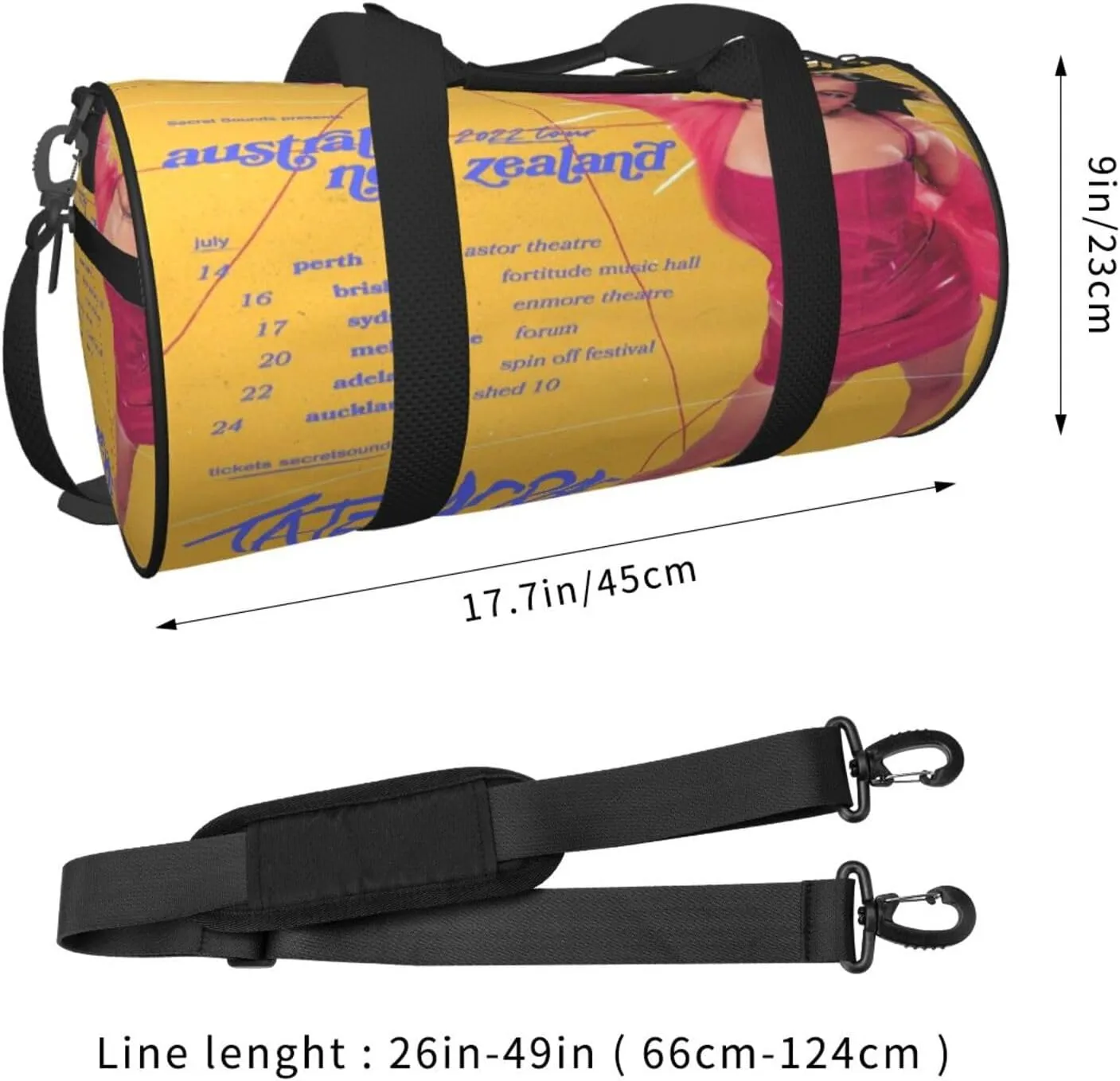 T-ate McRae Sport Duffel Bag,Travel Duffle Bag Sports Gym Bag,Tote Weekender Bag for Women Men Business Trip