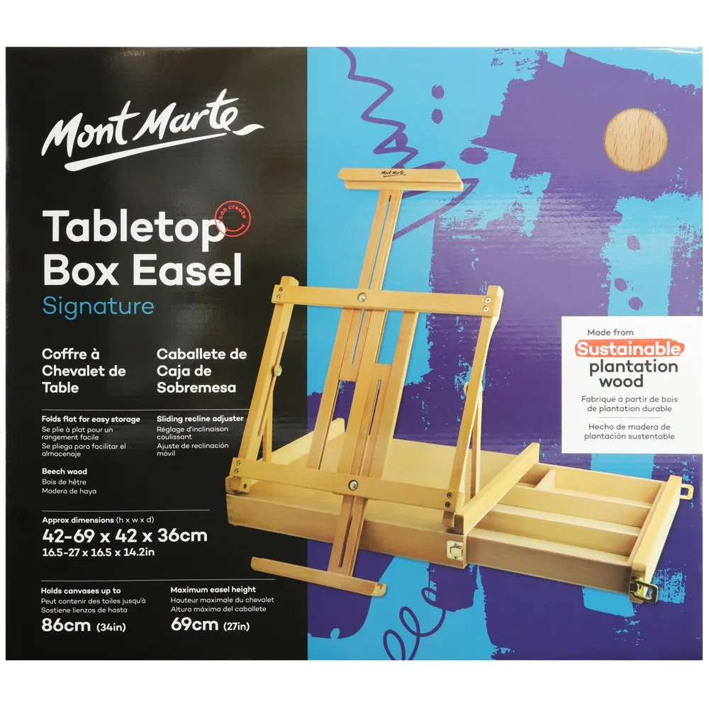 Tabletop Box Easel Signature