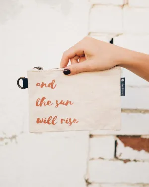 The sun will rise Pouch