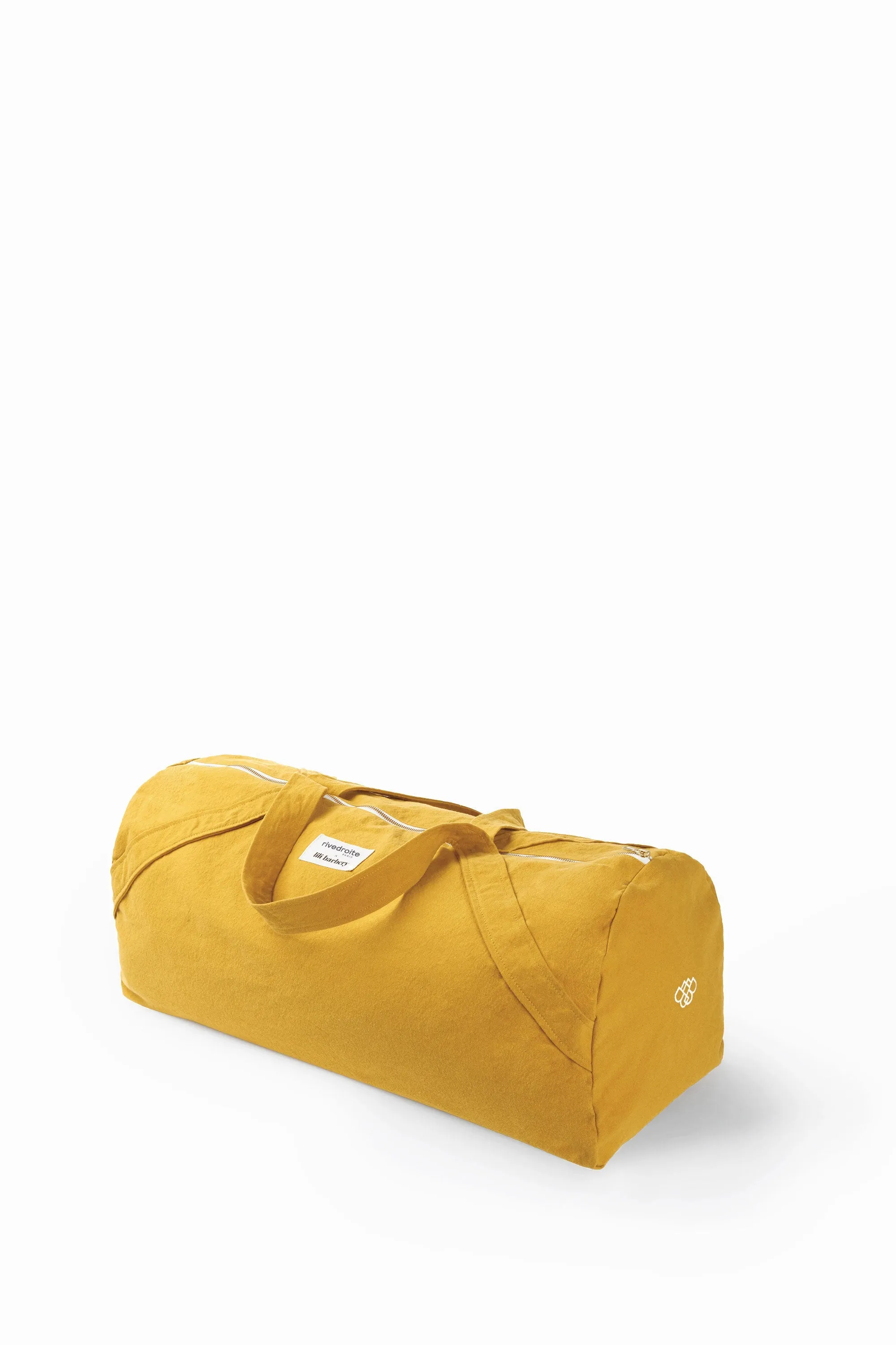 The yoga bag in collaboration with Lili Barbery - Recycled cotton Yellow Amber