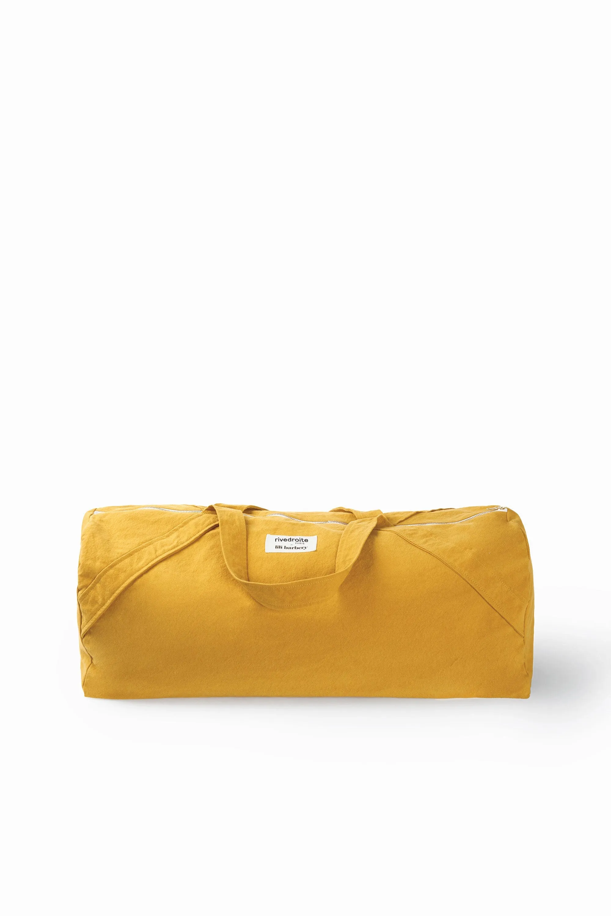 The yoga bag in collaboration with Lili Barbery - Recycled cotton Yellow Amber