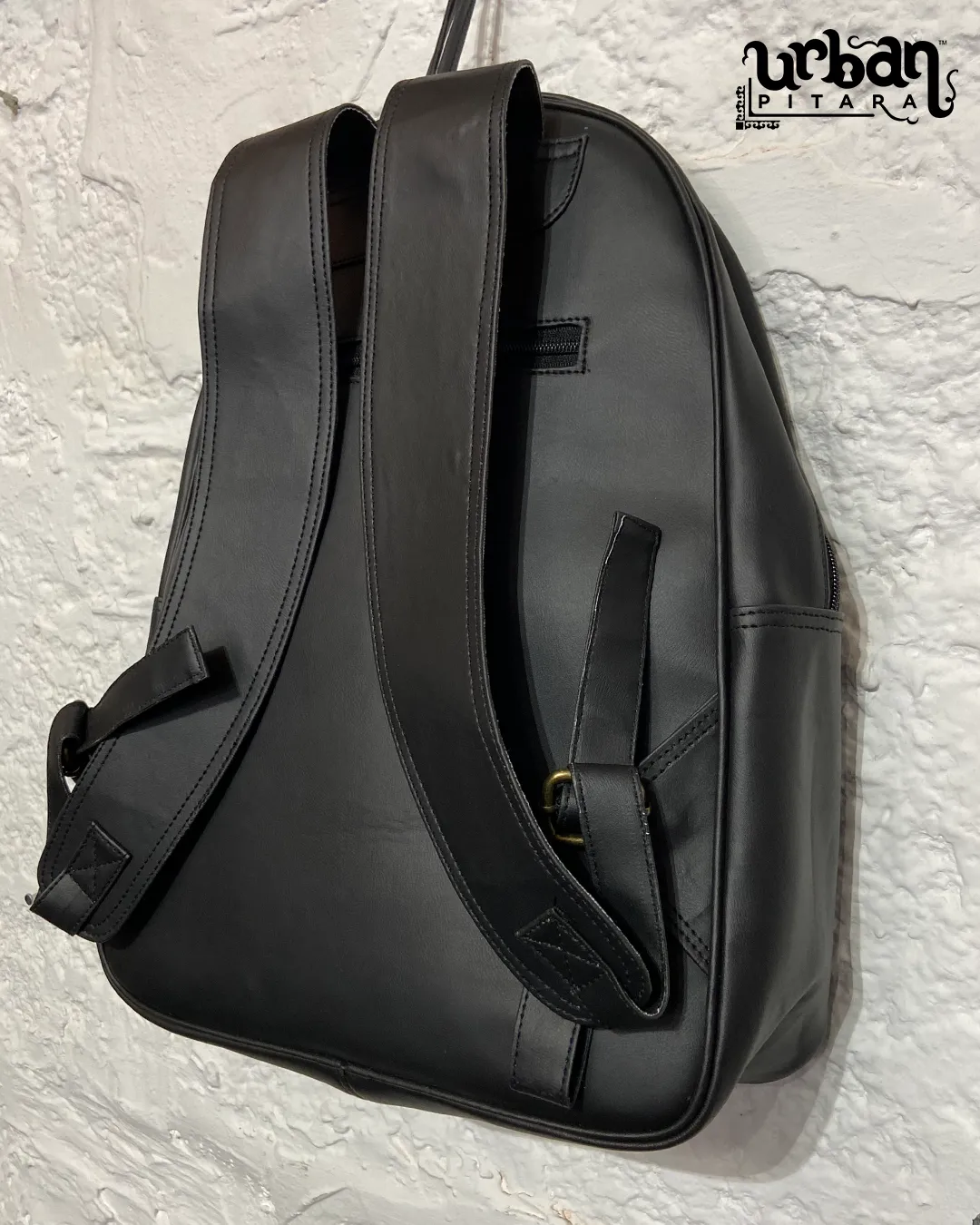 Thorns D Faux Leather Backpack