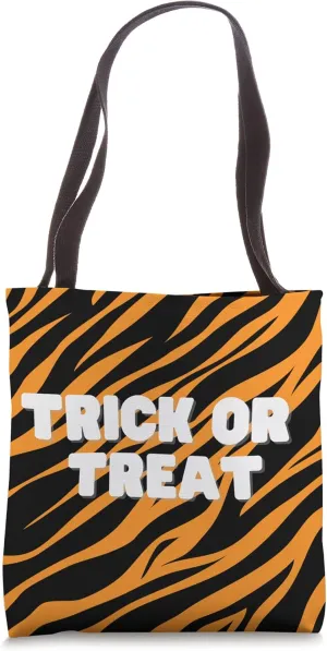 Tiger Trick or Treat Bag Tote Bag