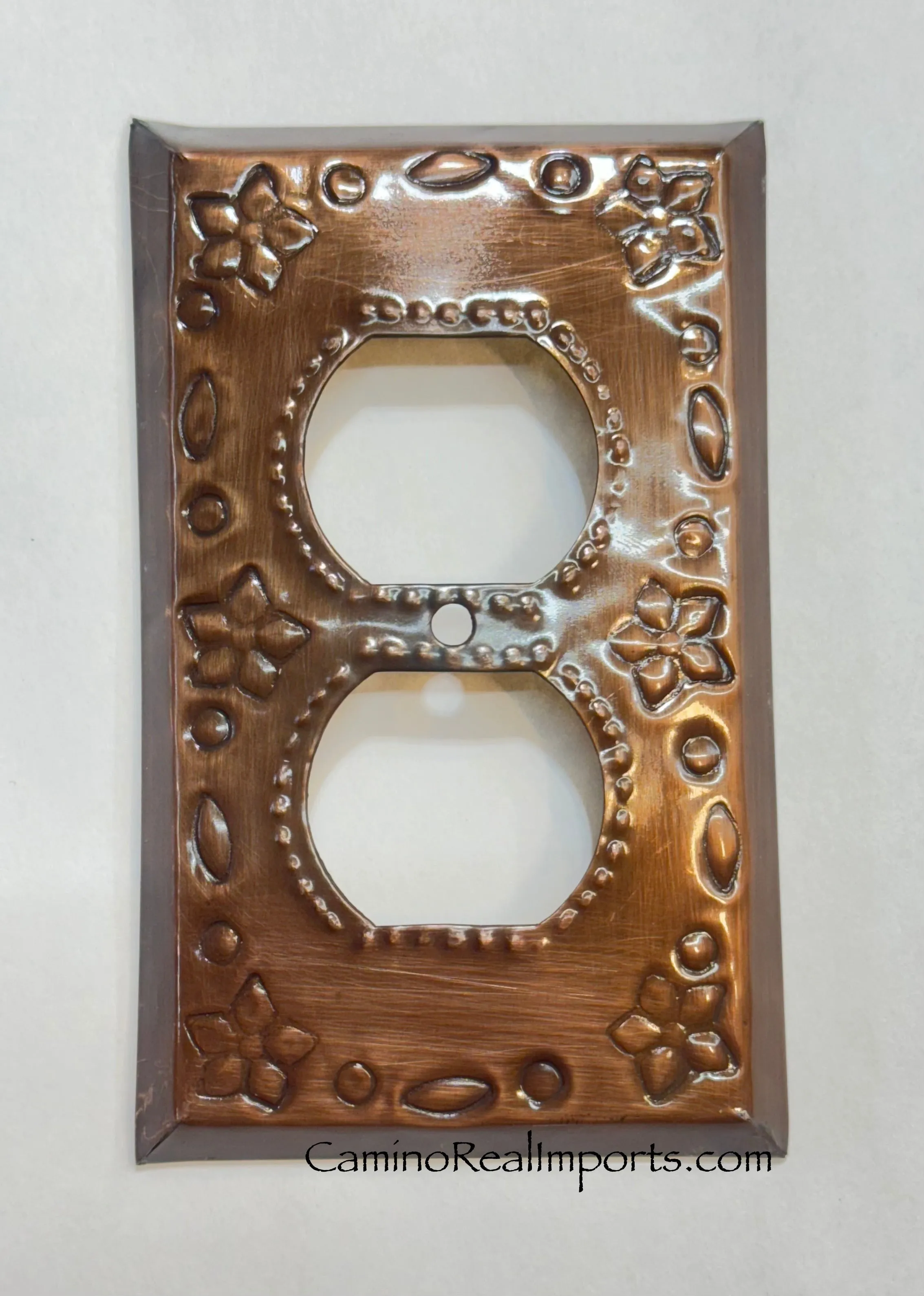 Tin Switch Duplex Outlet Plate Covers Copper