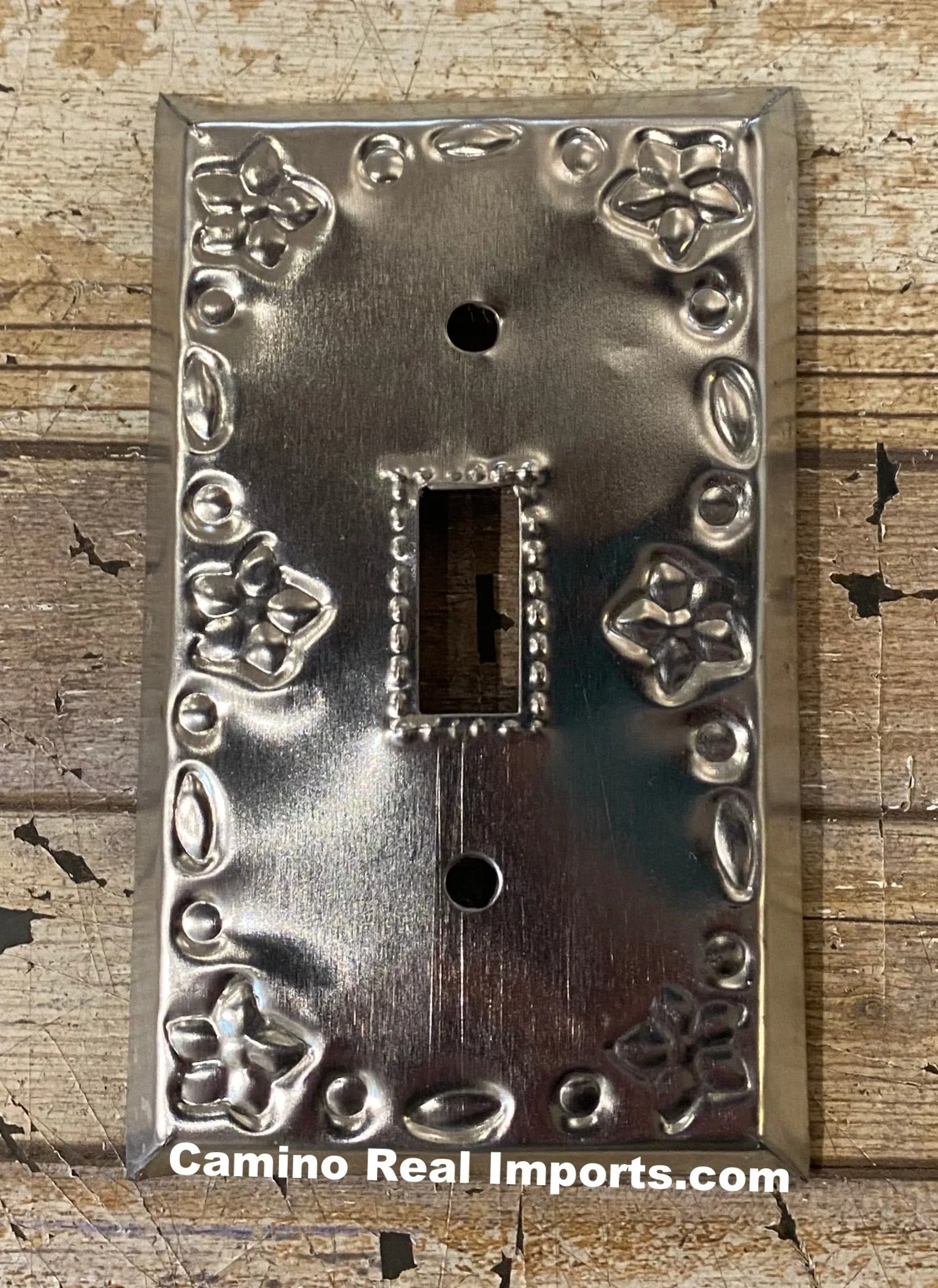 Tin Switch Duplex Toggle Switch Plate Covers Silver