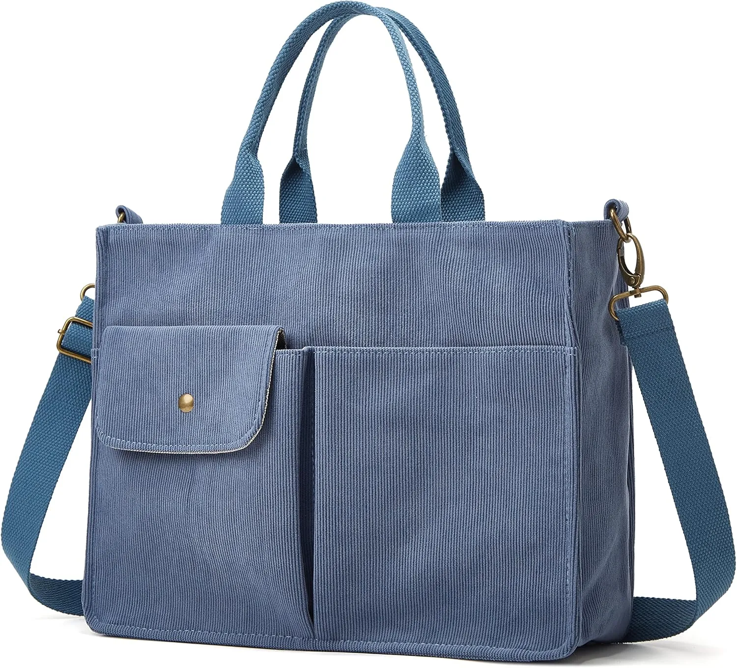 Tote Bag for Women Corduroy Shoulder Bag Handbag Casual Tote Purse Corduroy Large Capacity Hobo Bag Crossbody Bag Handbag