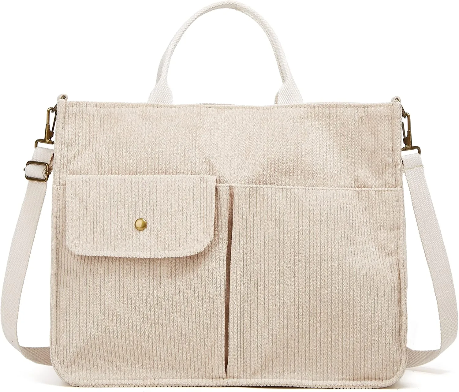 Tote Bag for Women Corduroy Shoulder Bag Handbag Casual Tote Purse Corduroy Large Capacity Hobo Bag Crossbody Bag Handbag