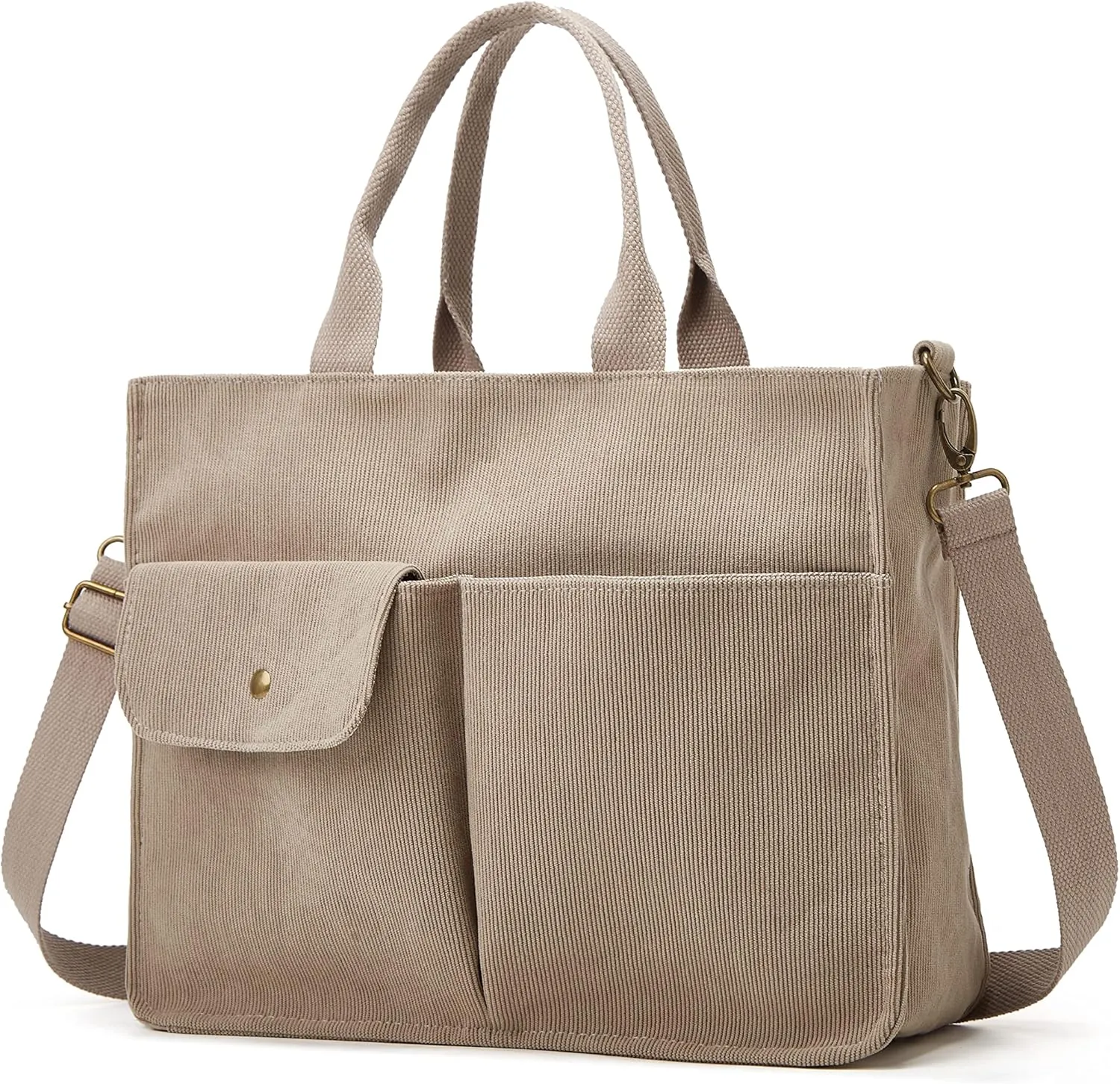 Tote Bag for Women Corduroy Shoulder Bag Handbag Casual Tote Purse Corduroy Large Capacity Hobo Bag Crossbody Bag Handbag