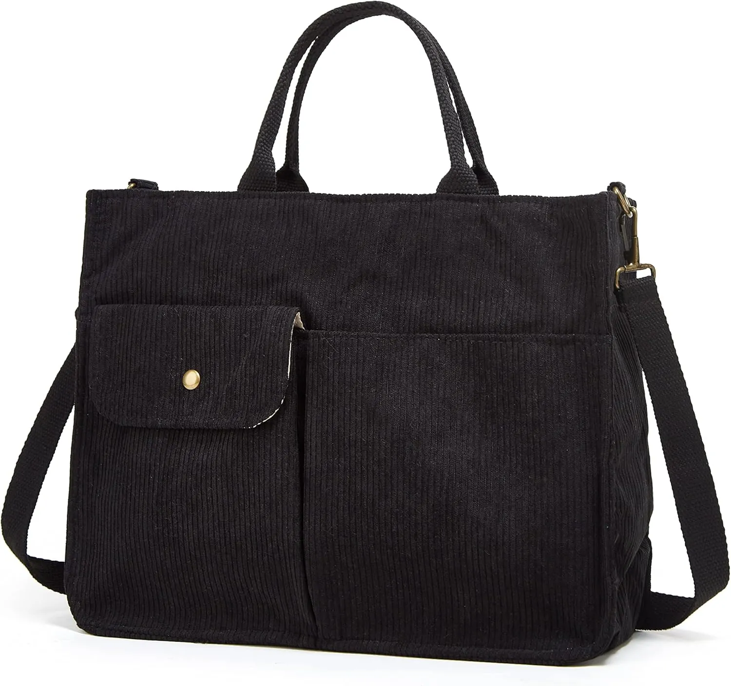 Tote Bag for Women Corduroy Shoulder Bag Handbag Casual Tote Purse Corduroy Large Capacity Hobo Bag Crossbody Bag Handbag
