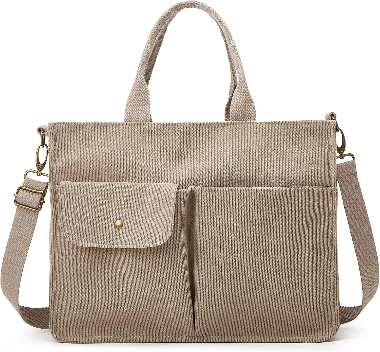 Tote Bag for Women Corduroy Shoulder Bag Handbag Casual Tote Purse Corduroy Large Capacity Hobo Bag Crossbody Bag Handbag