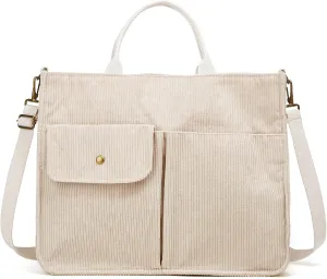 Tote Bag for Women Corduroy Shoulder Bag Handbag Casual Tote Purse Corduroy Large Capacity Hobo Bag Crossbody Bag Handbag