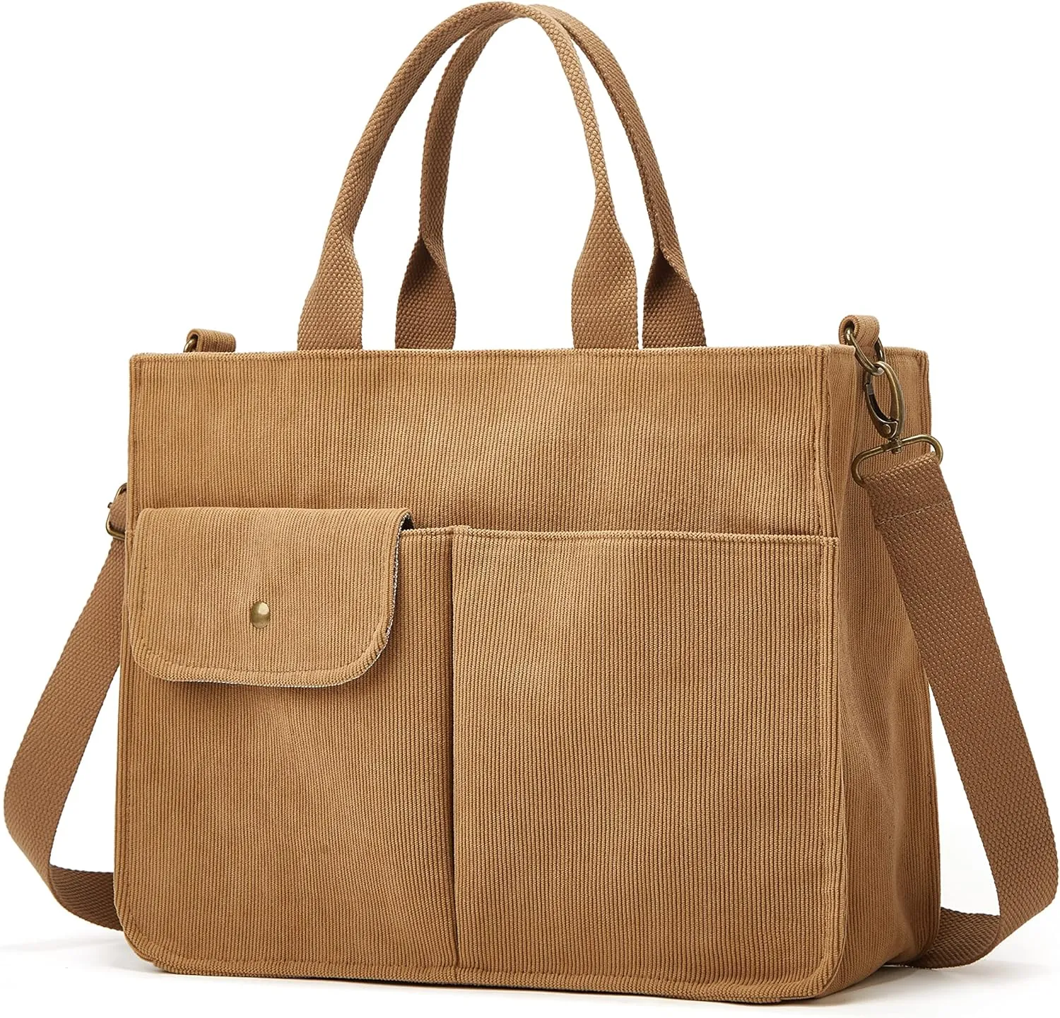 Tote Bag for Women Corduroy Shoulder Bag Handbag Casual Tote Purse Corduroy Large Capacity Hobo Bag Crossbody Bag Handbag