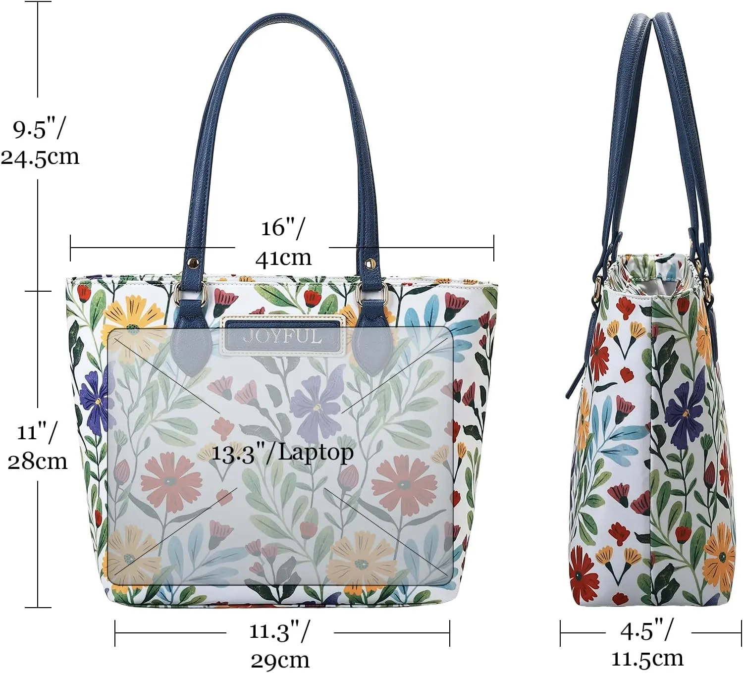 Tote bags for women, tote purse, nylon tote bag, with zipper and pockets, waterproof, lightweight