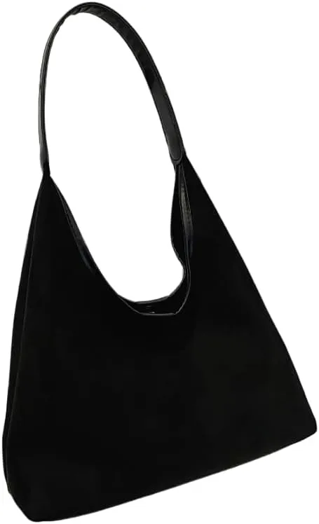 Tote Bags for Women,Suede Hobo Bag,Shoulder Bag Work Bags Suede Slouchy Bag Hobo Handbag Office Tote Handbag