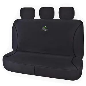 Trailblazer Universal 08H Rear With 3 Headrest Canvas Seat Cover - Black - TR0608H04
