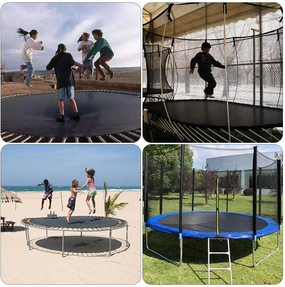 Trampoline Spring, Trampoline Accessories,Replacement Trampoline Surround Pad 6-16ft Polypropylene Mesh Spring Cover Jumping Mat Safety Guard for Round Trampolines