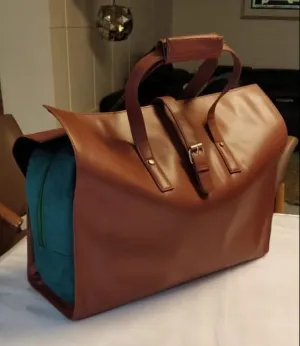 Travel suede / stripes duffle